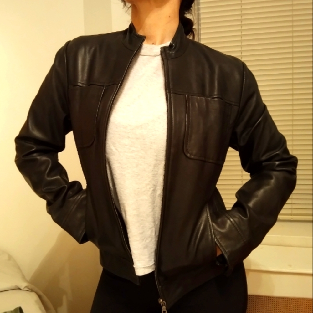 Women's genuine leather jackets